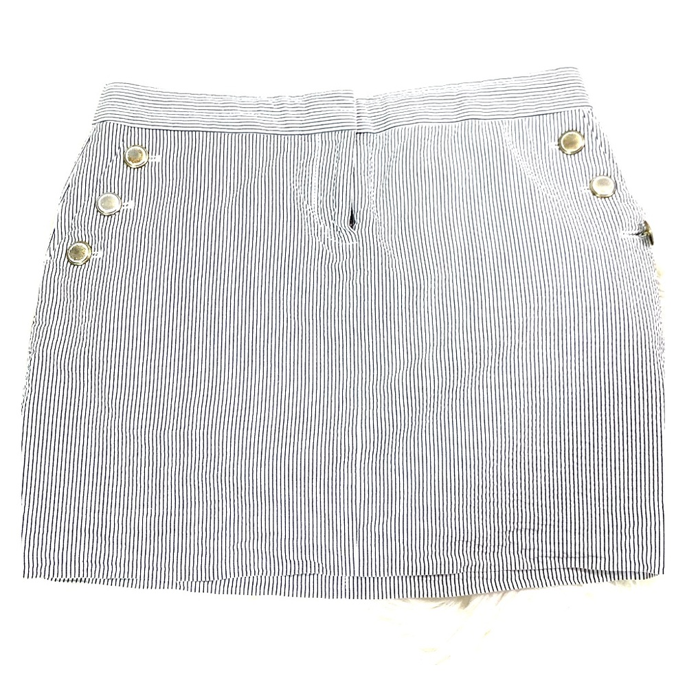 J Crew Striped Mini Skirt